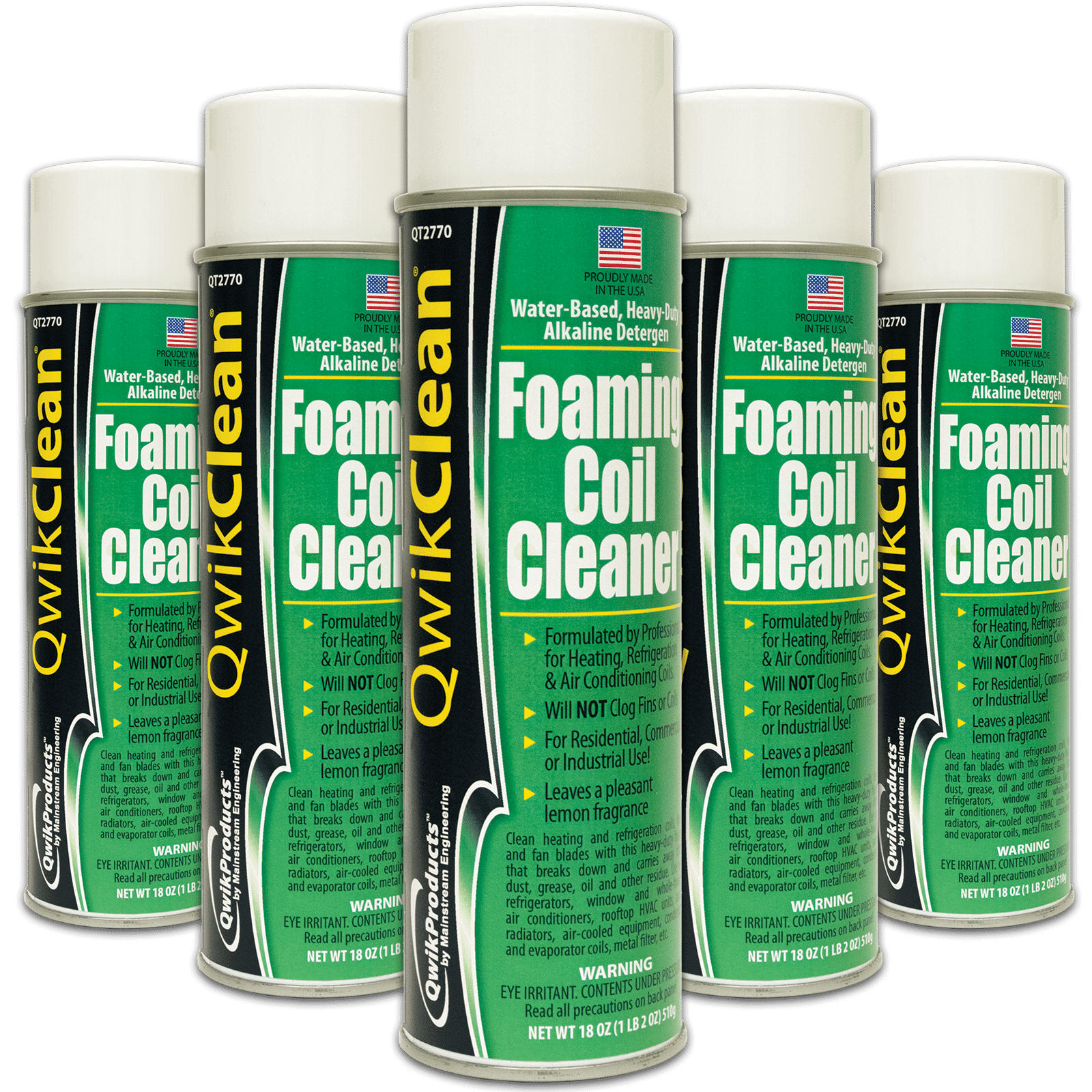 QWIK CLEAN FOAMING COIL CLEANER - 18OZ. CAN – A&R Supply - Air